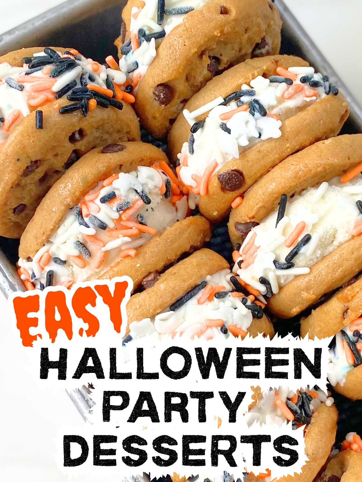 halloween ice cream sandwiches