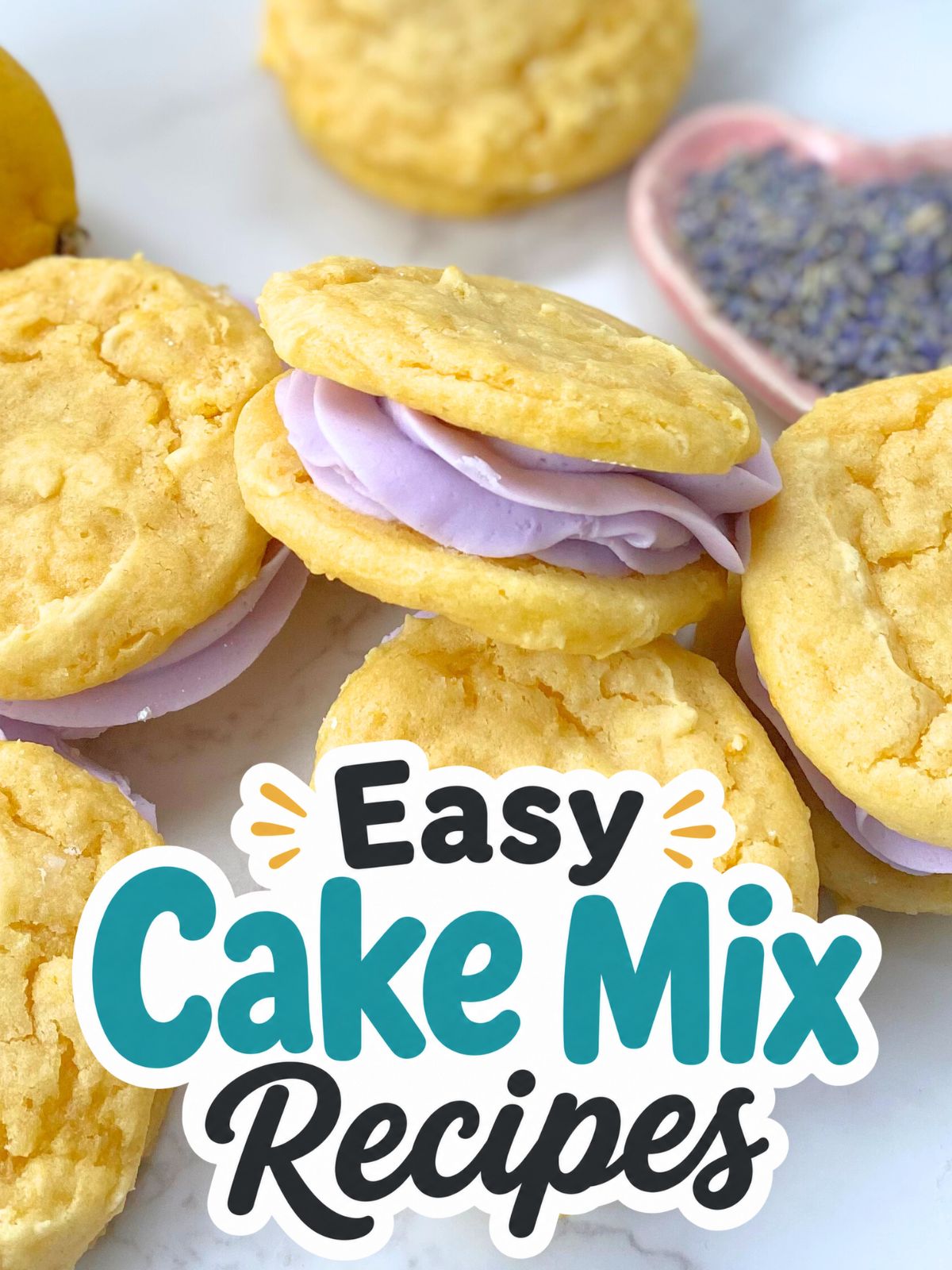 lemon lavender whoopie pies