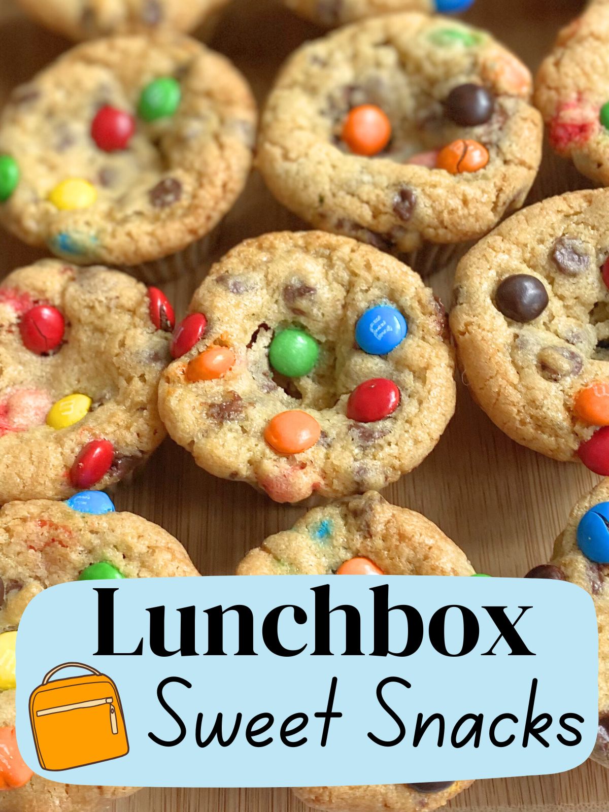 mini M&M cookie cups