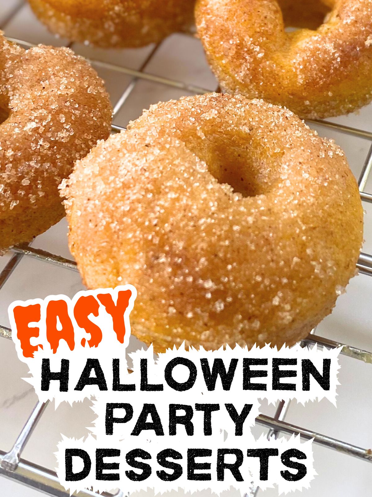 mini pumpkin cinnamon sugar donuts