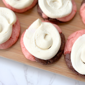 neapolitan cake mix cookies
