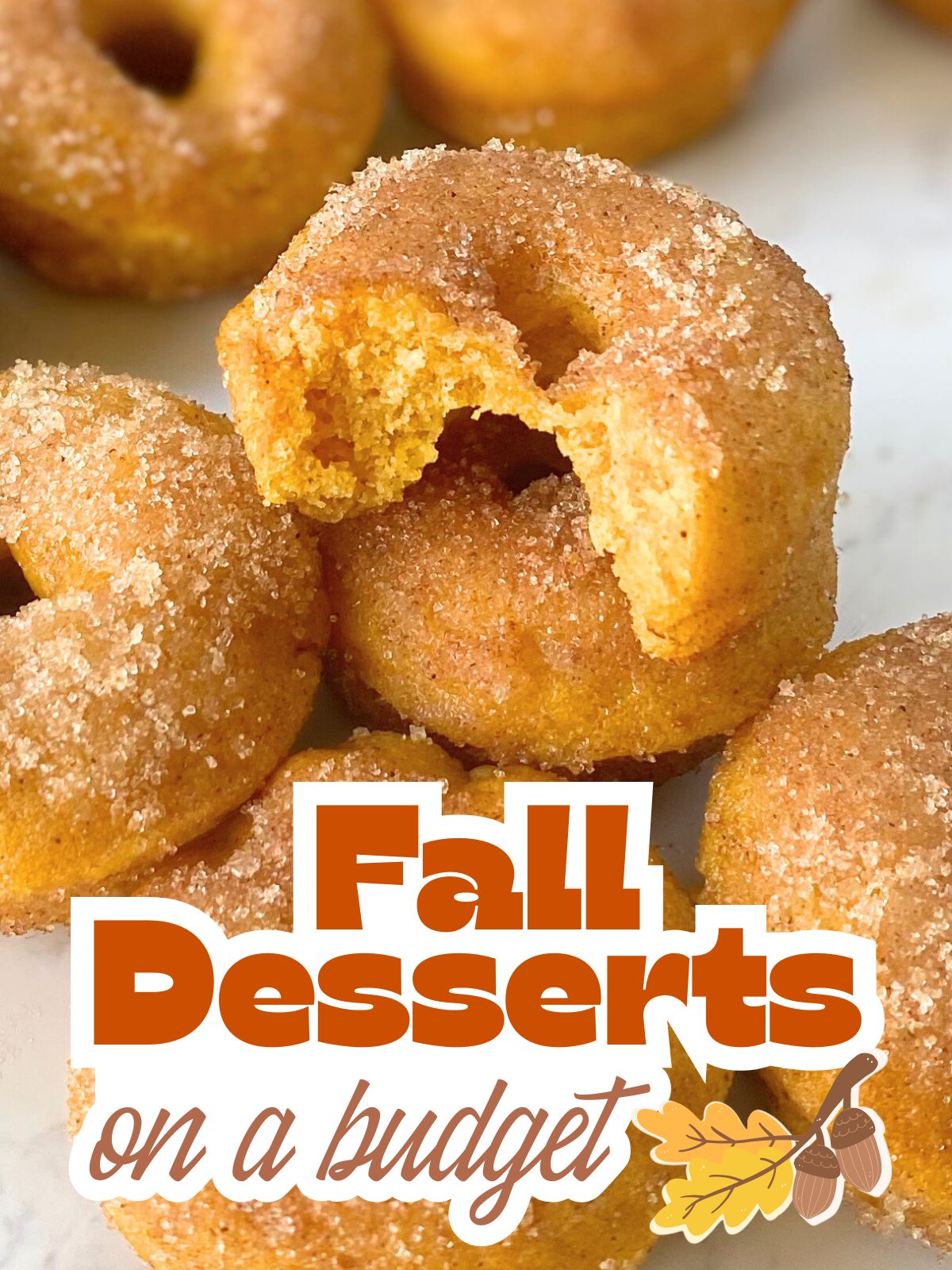 pumpkin cinnamon sugar donuts