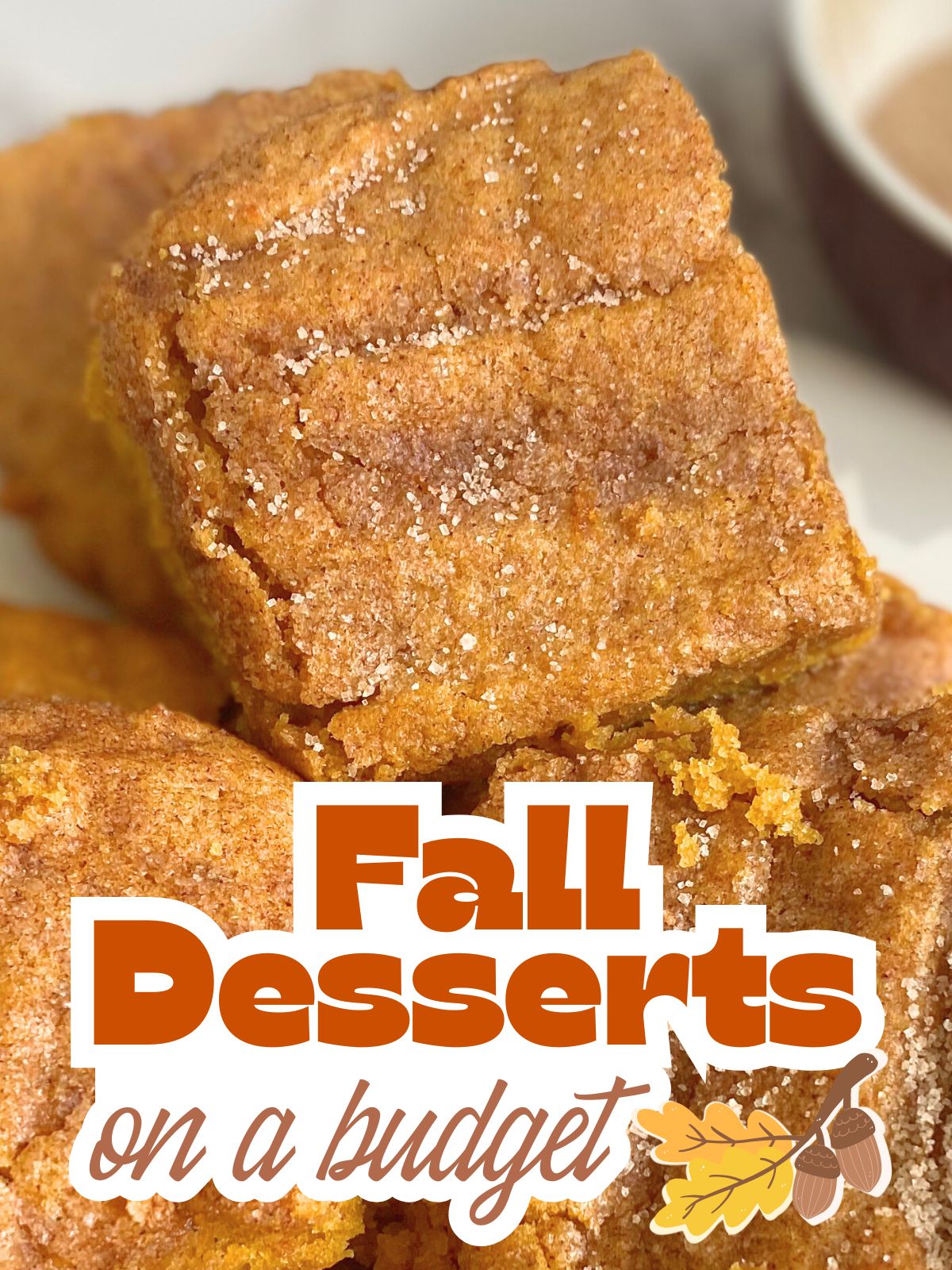 pumpkin snickerdoodle bars