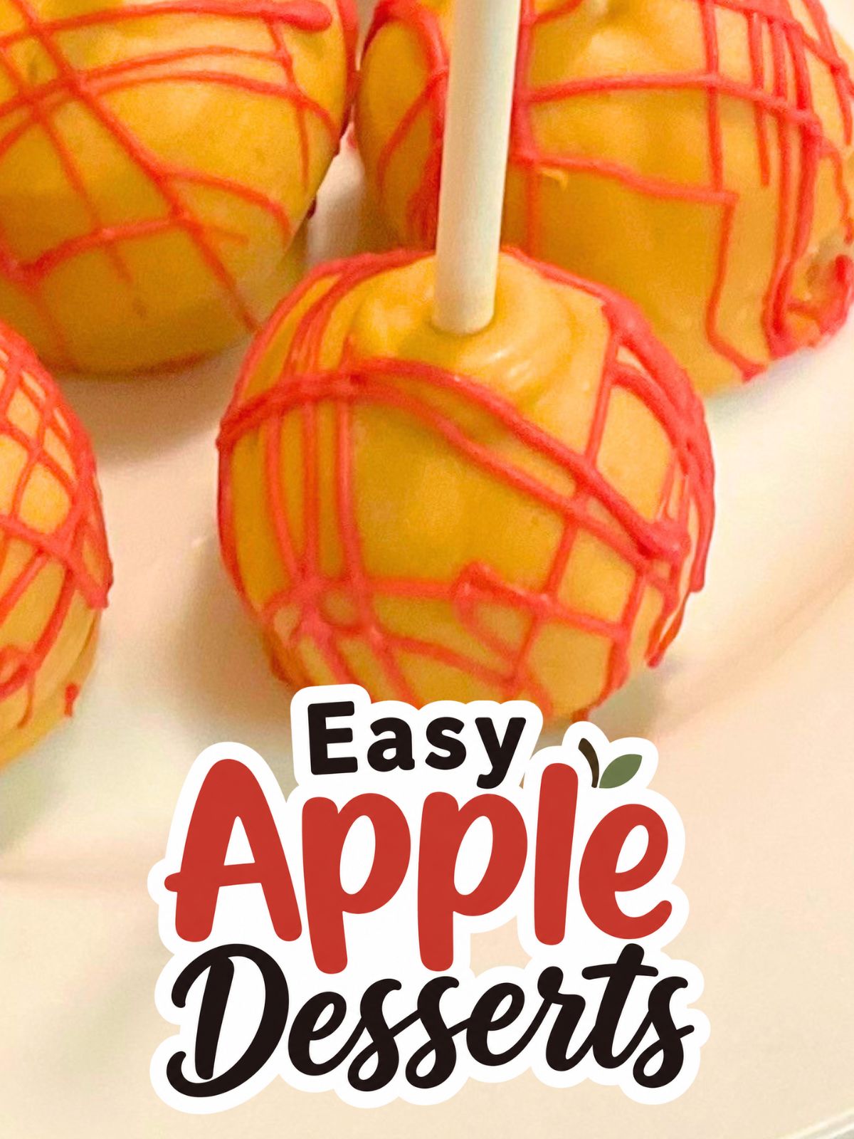 salted caramel apple cake pops