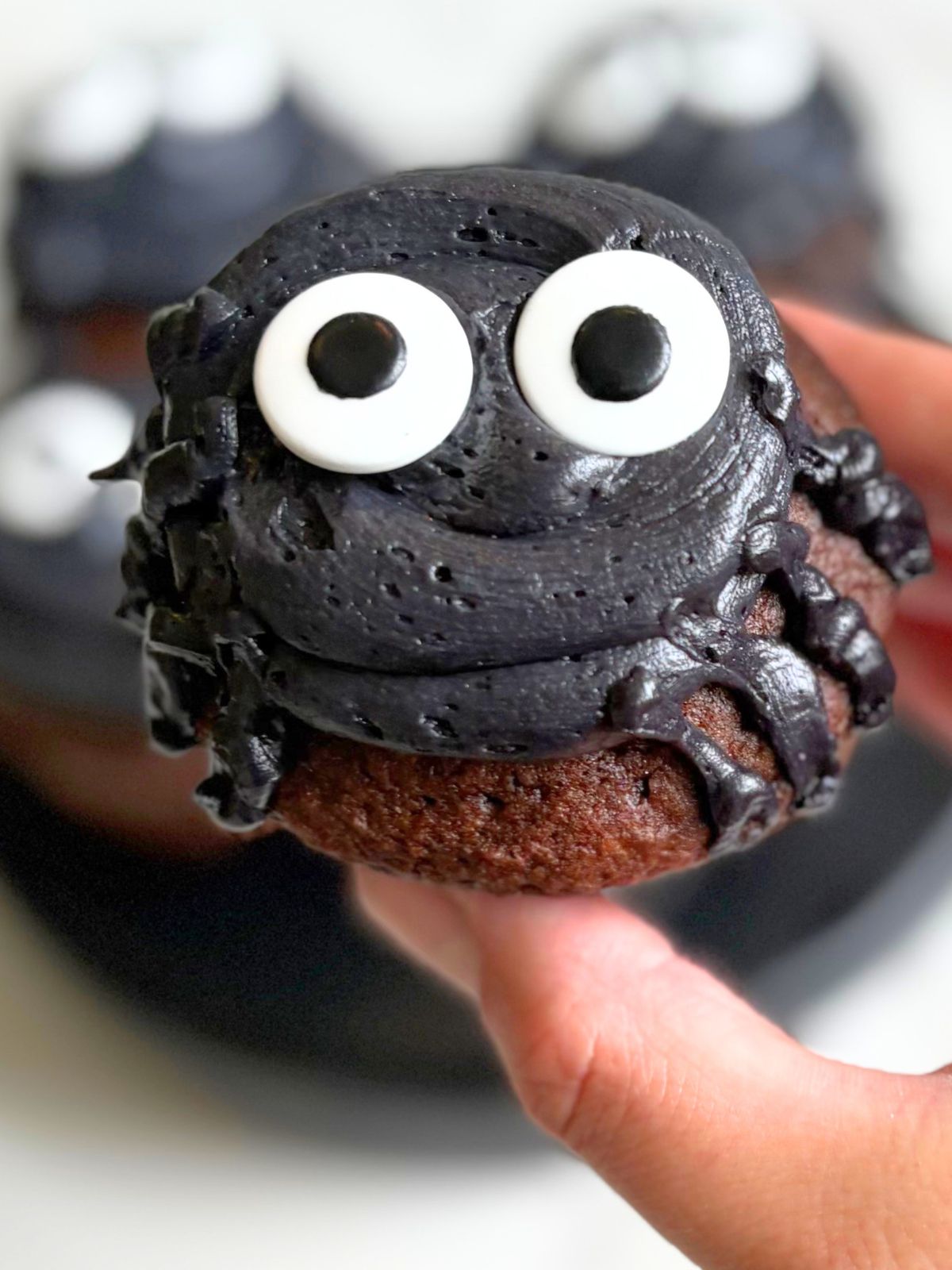 spider cupcake