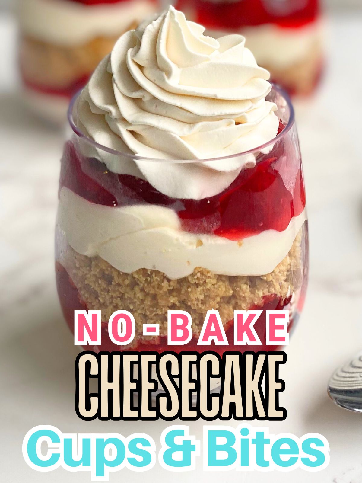 strawberry pie cheesecake cups