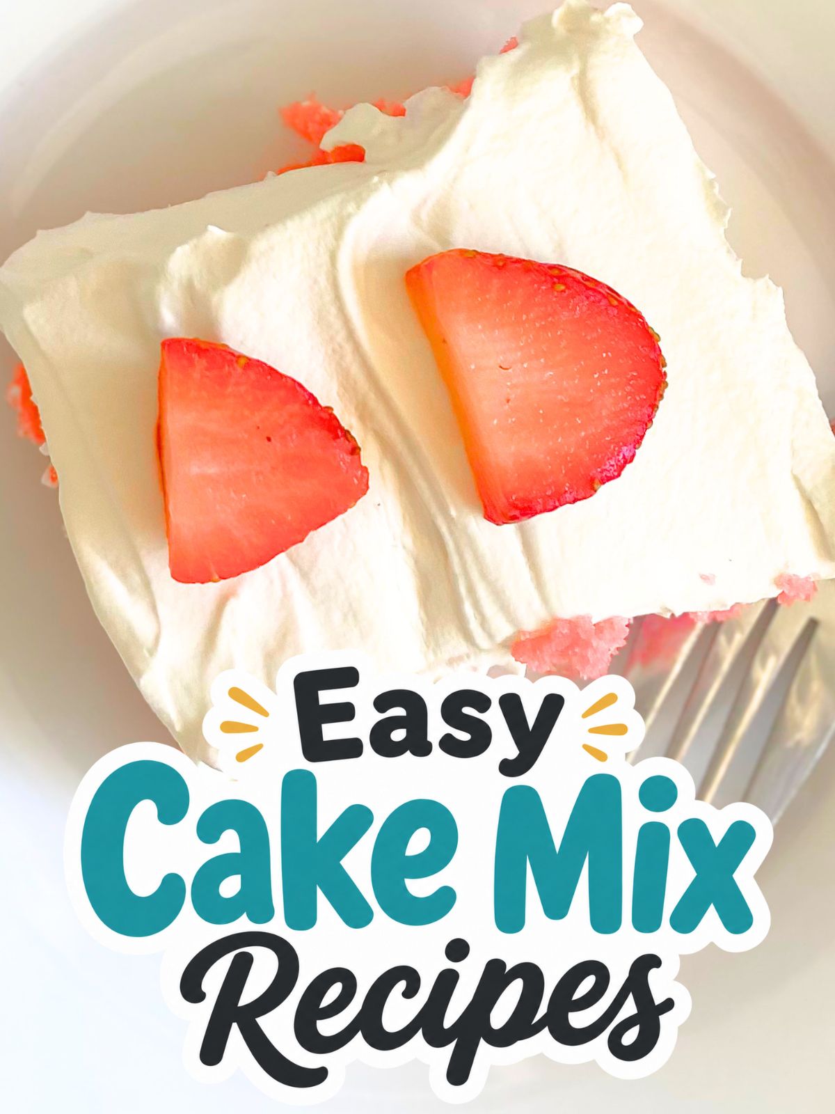 weight watchers strawberry poke cake
