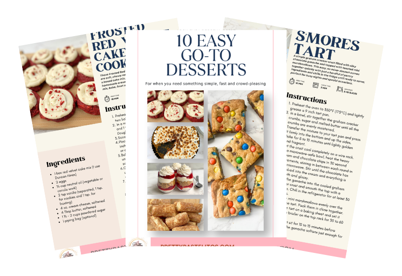 free 10 easy go--to desserts book