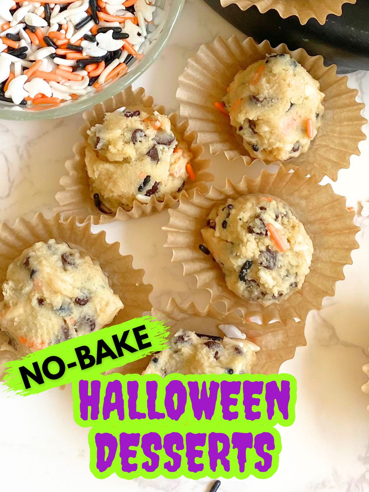halloween edible cookie dough