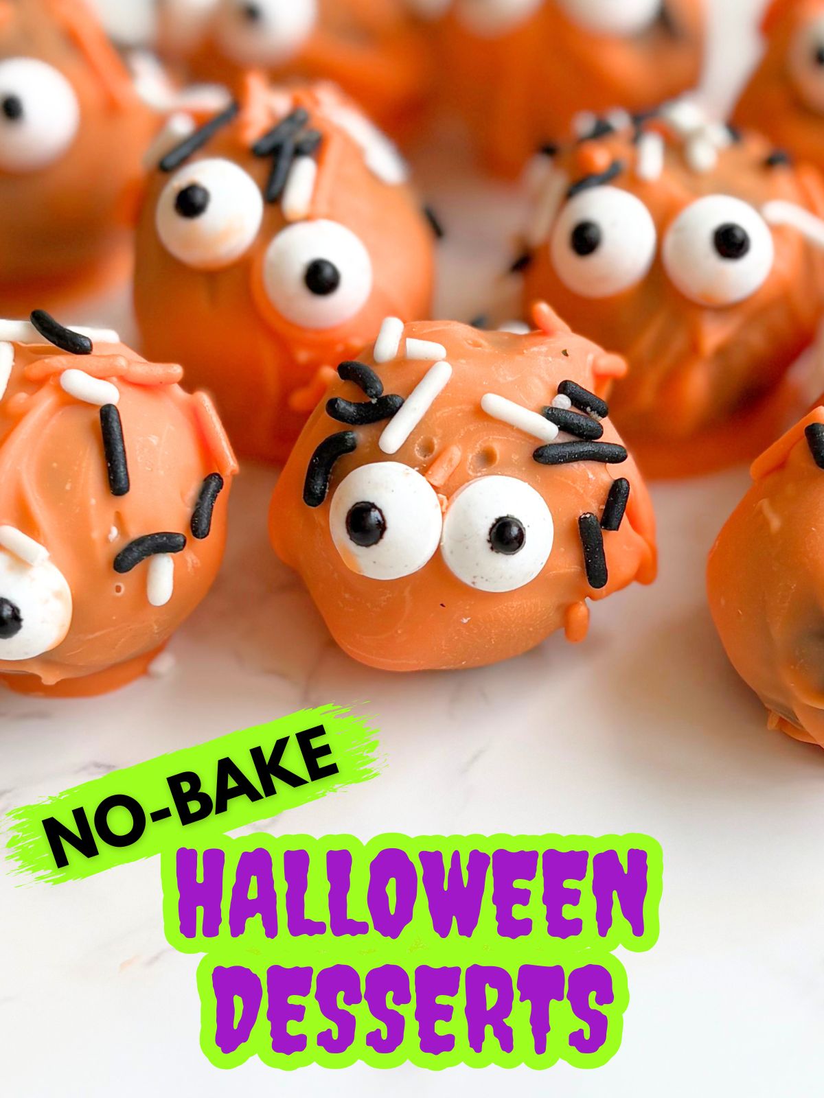 halloween monster oreo balls