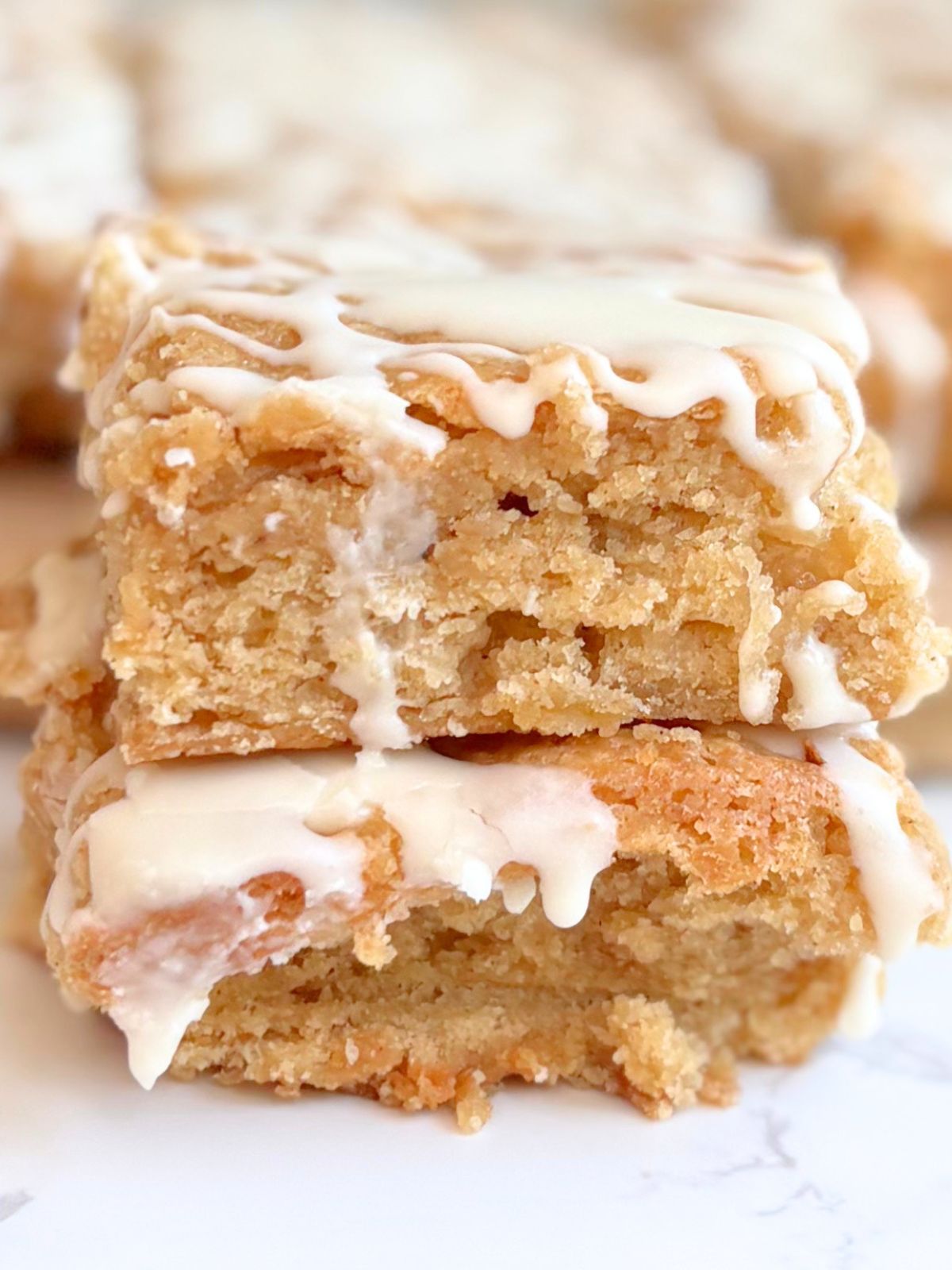 maple apple blondies