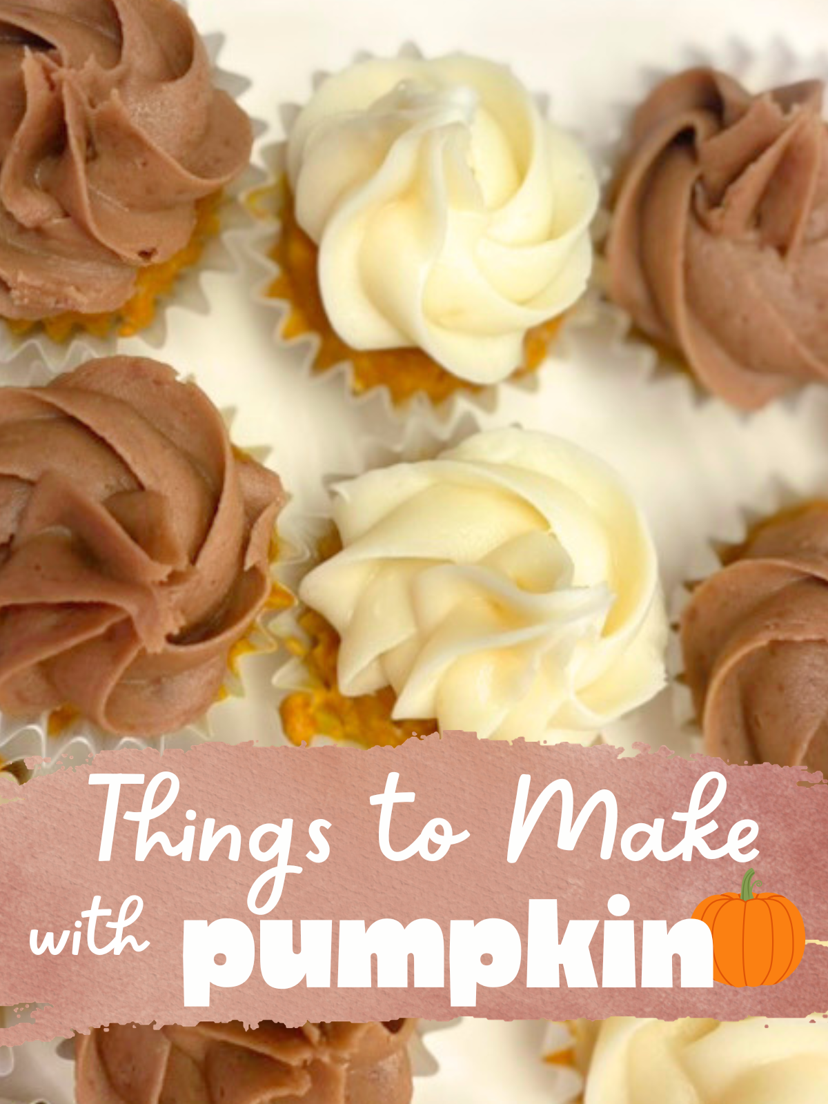 mini pumpkin cupcakes