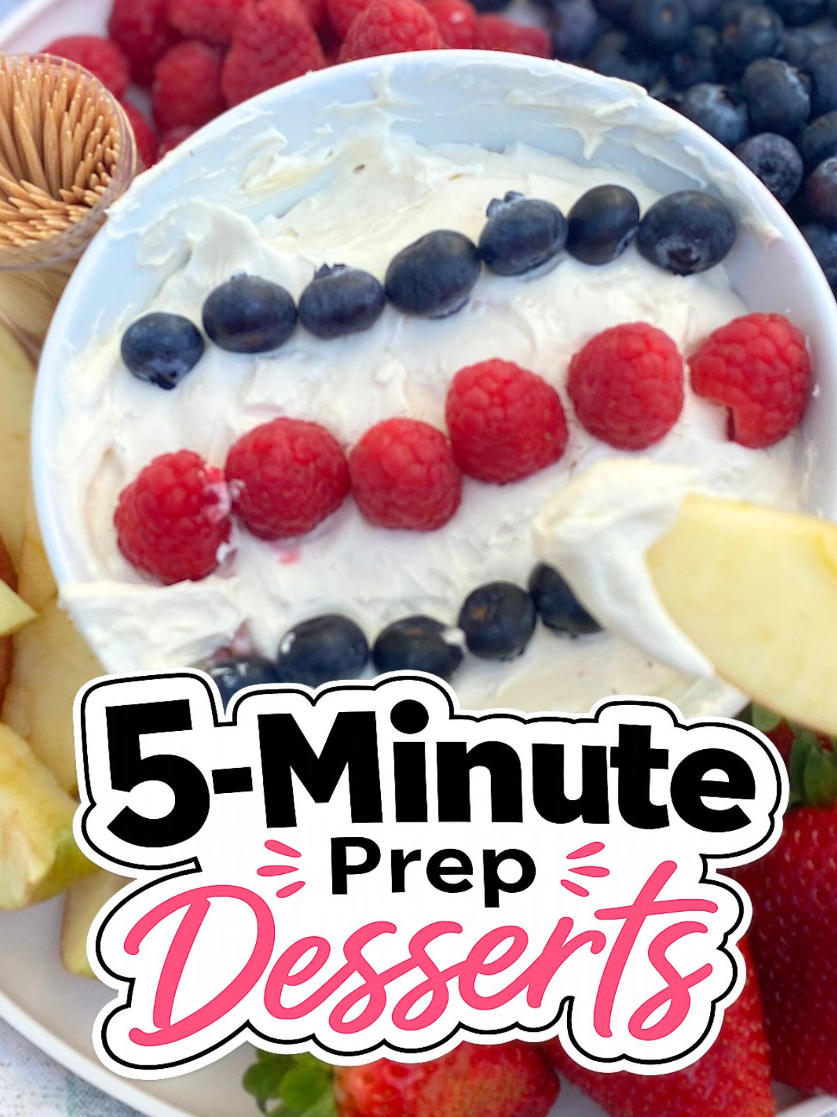 no bake cheesecake fruit dip