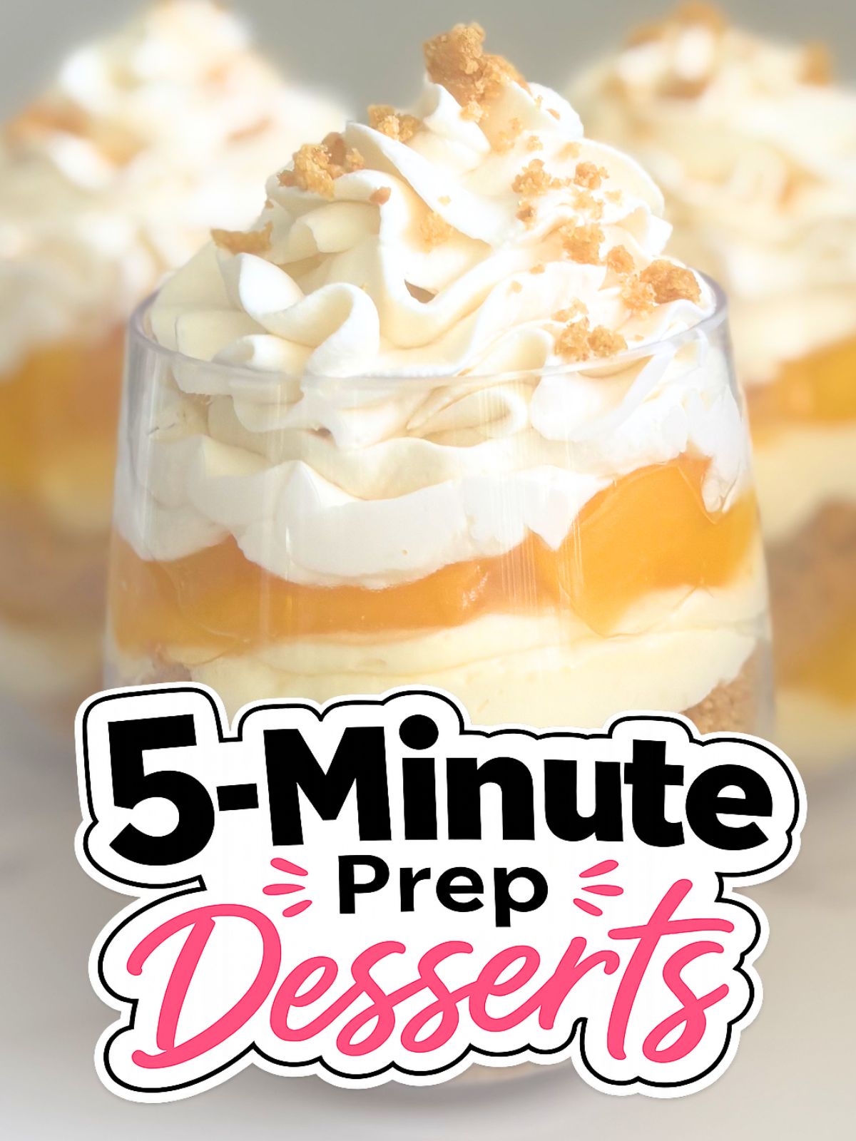 peach pie cheesecake cups