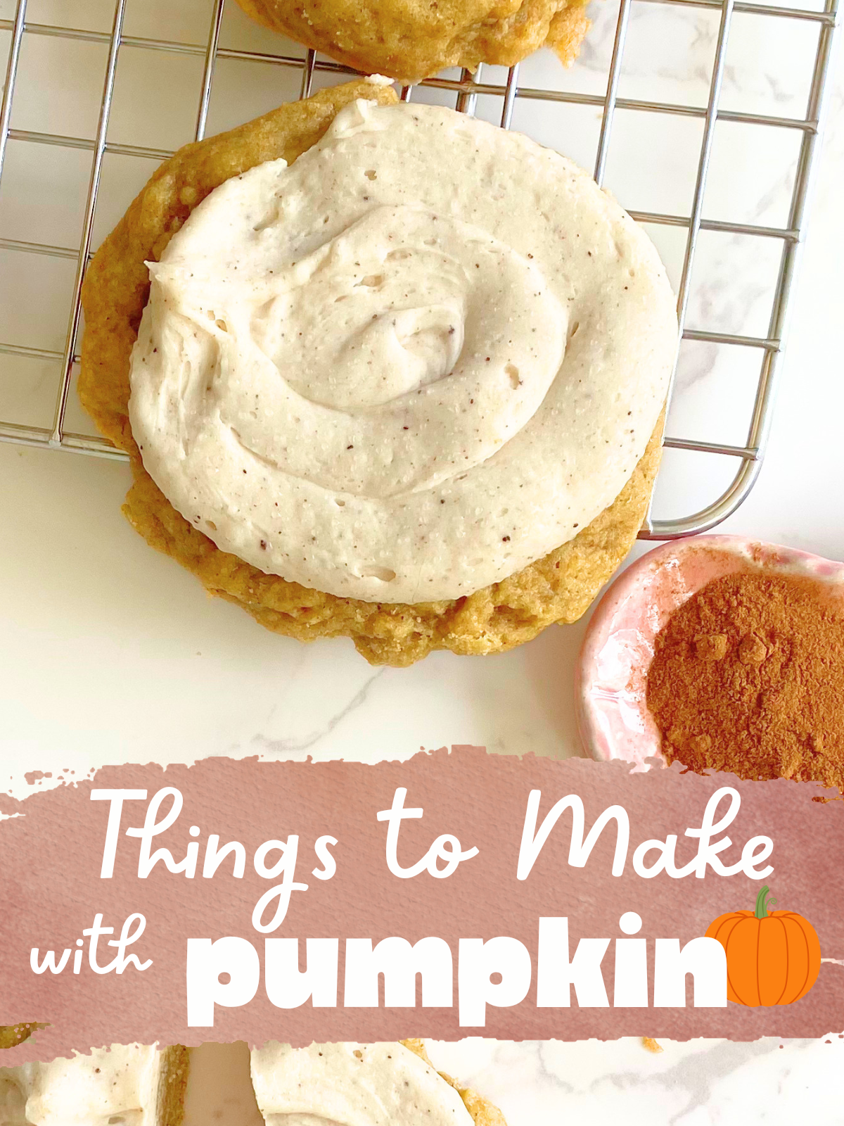 pumpkin sugar cookies