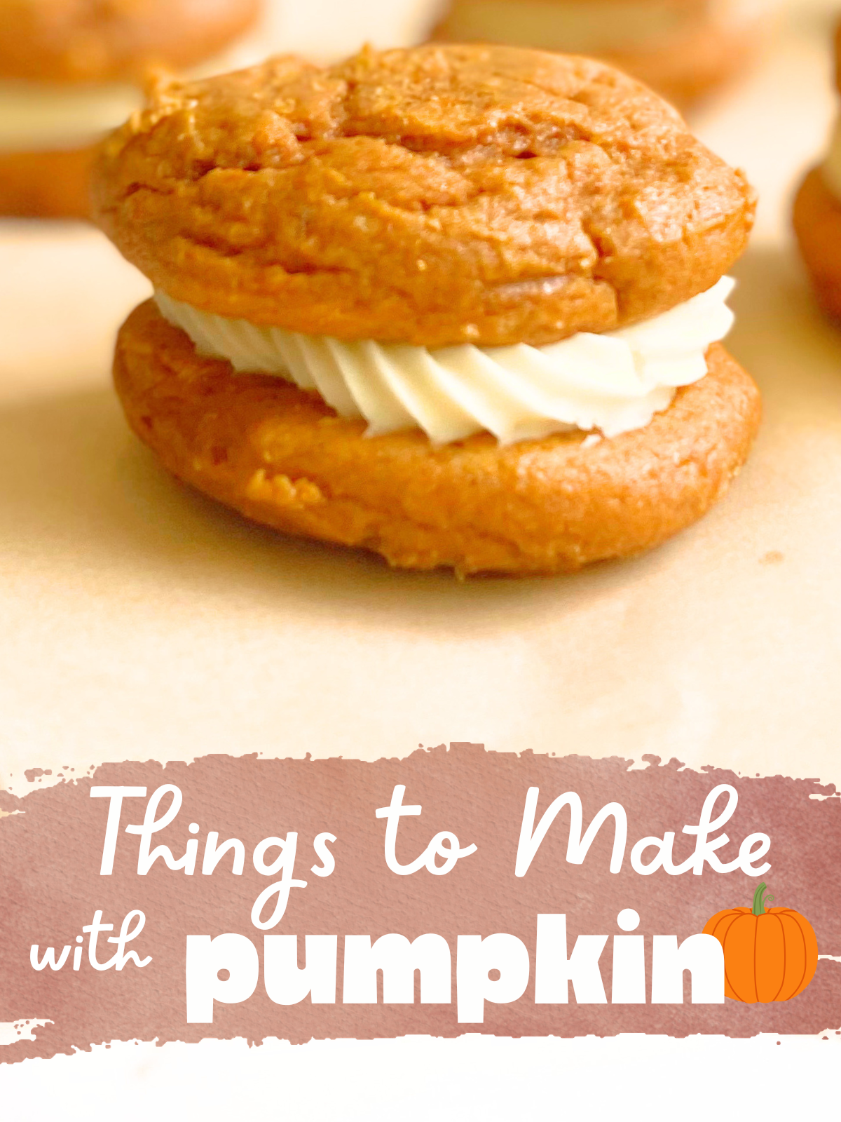 pumpkin whoopie pies