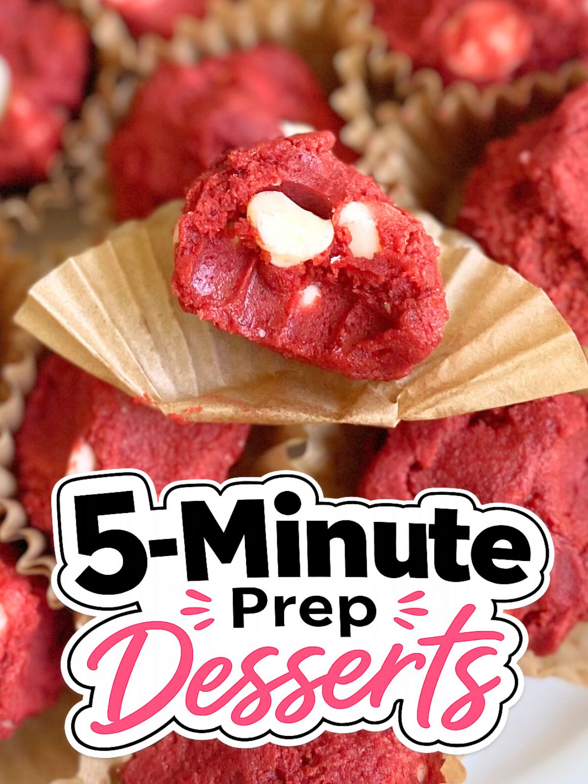 red velvet edible cookie dough