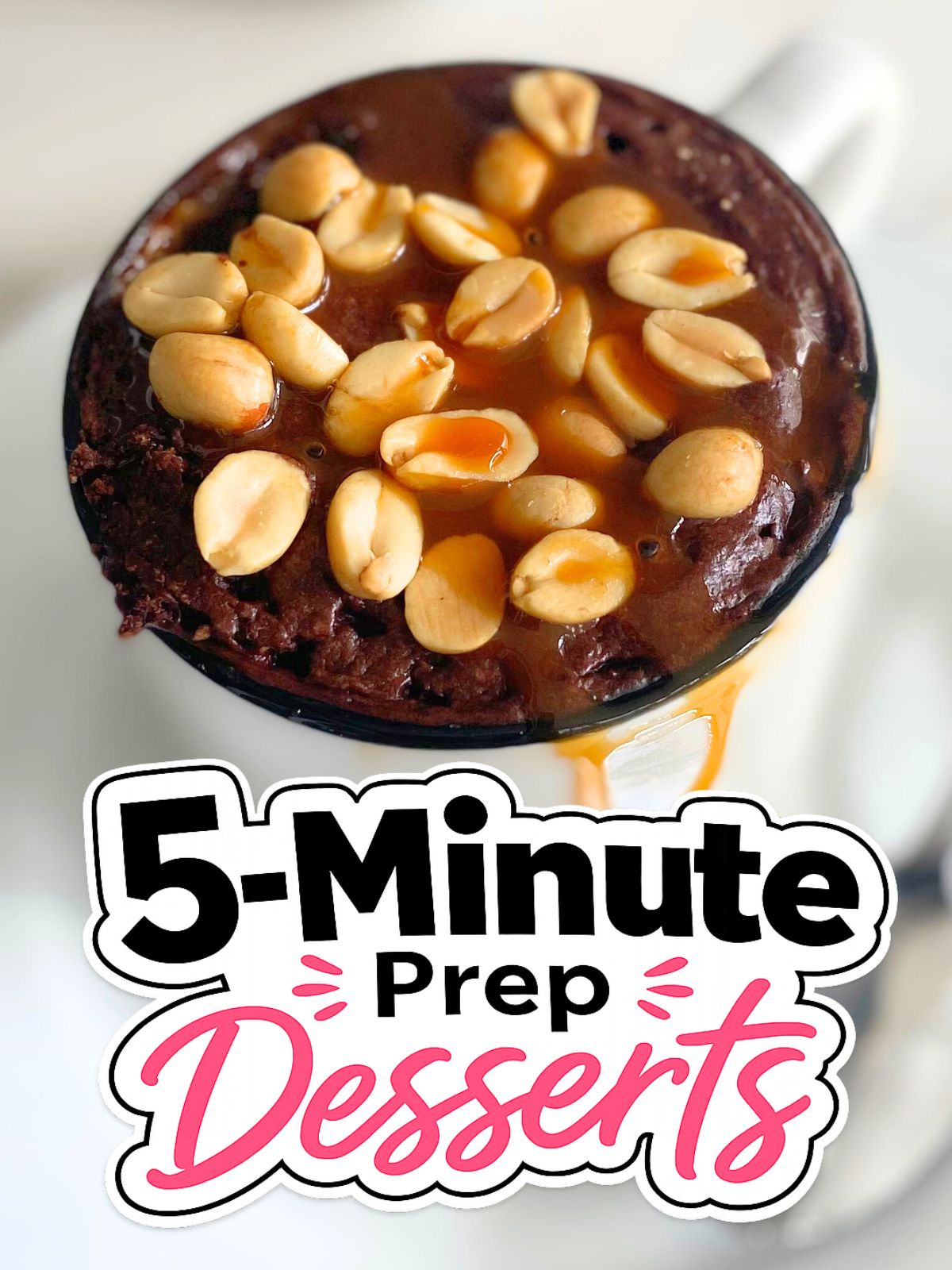 snickers mug cake