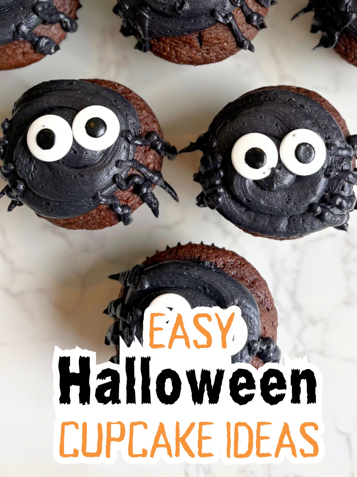 spider cupcakes