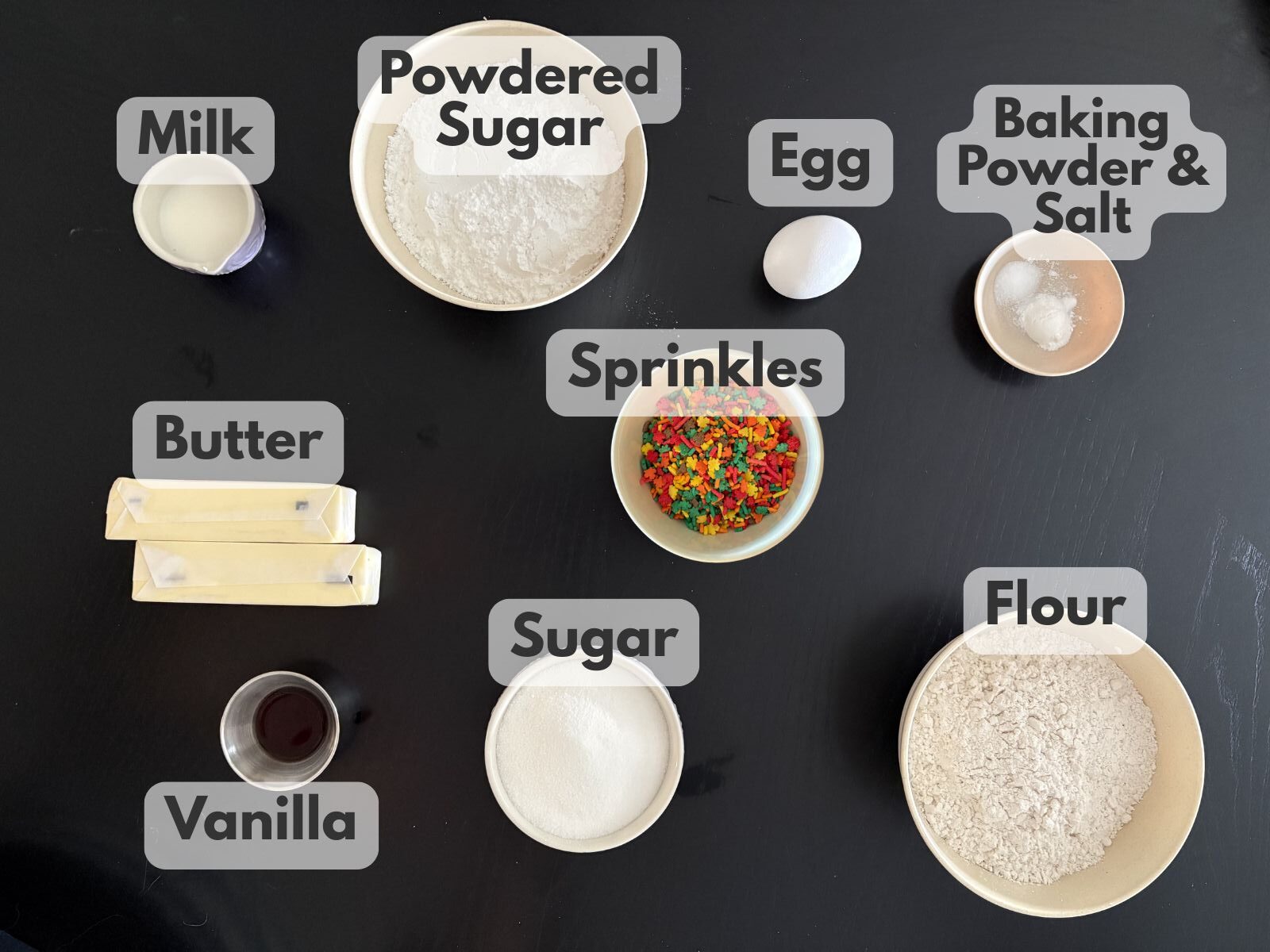 Thanksgiving sprinkle cookie bars ingredients