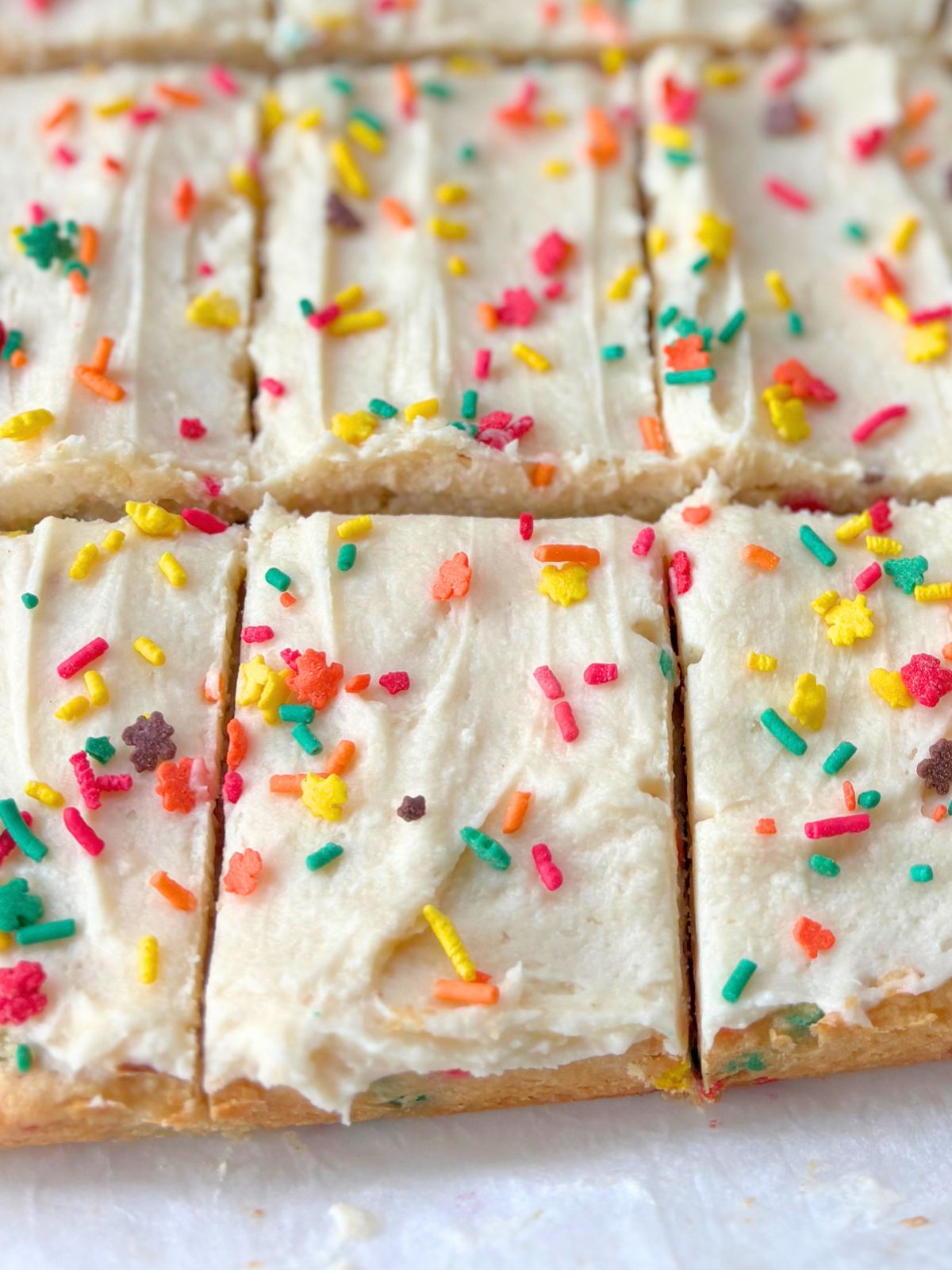 Thanksgiving sprinkle cookie bars
