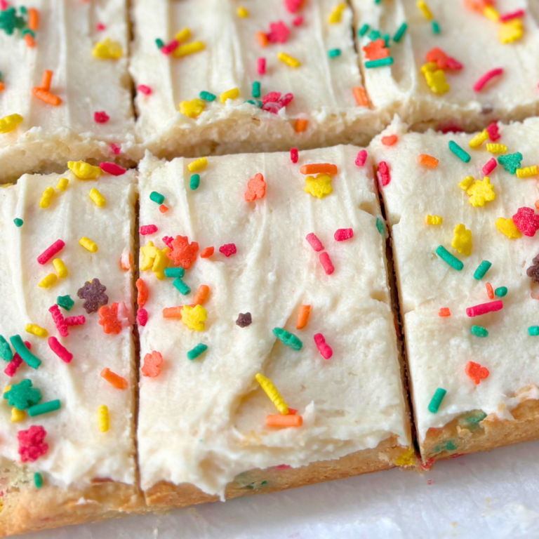Thanksgiving sprinkle cookie bars