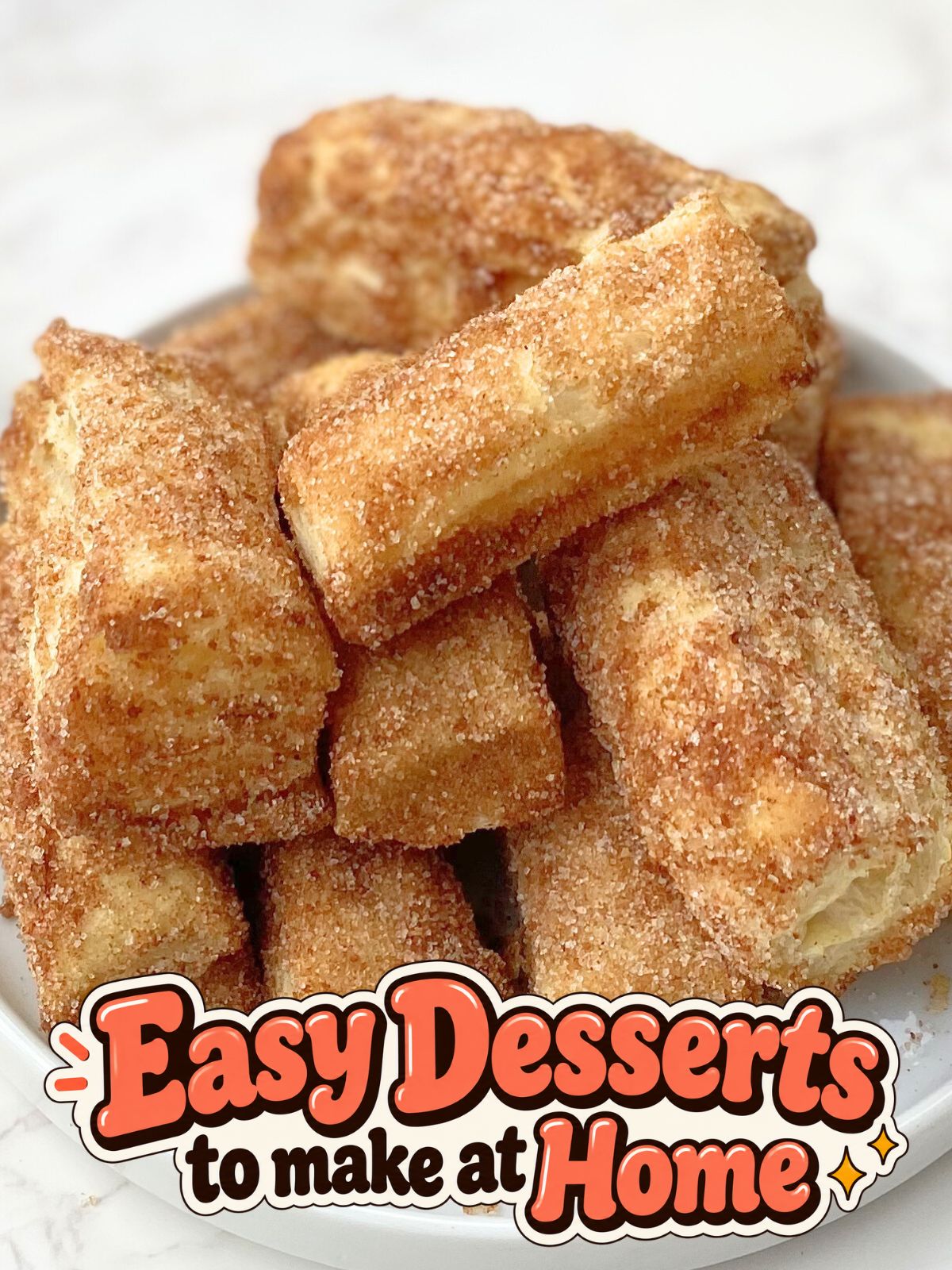 baked churro bites