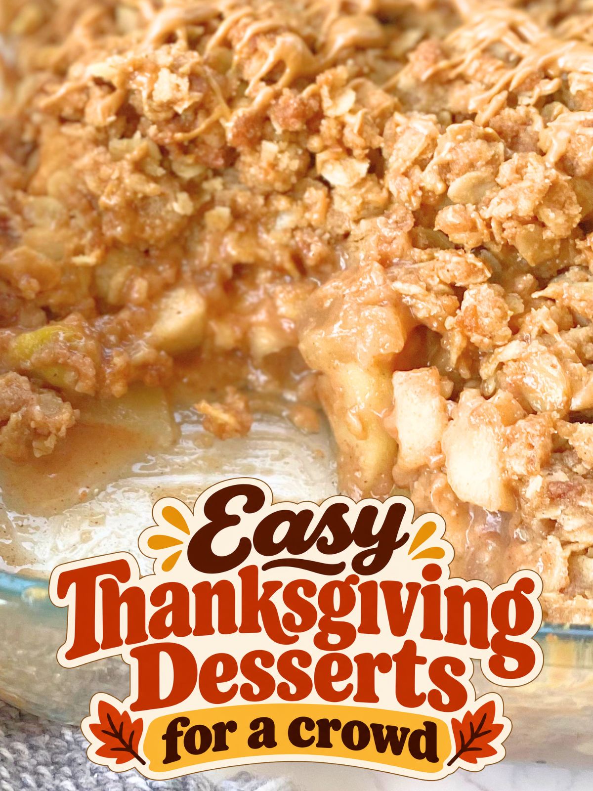 biscoff apple crumble 