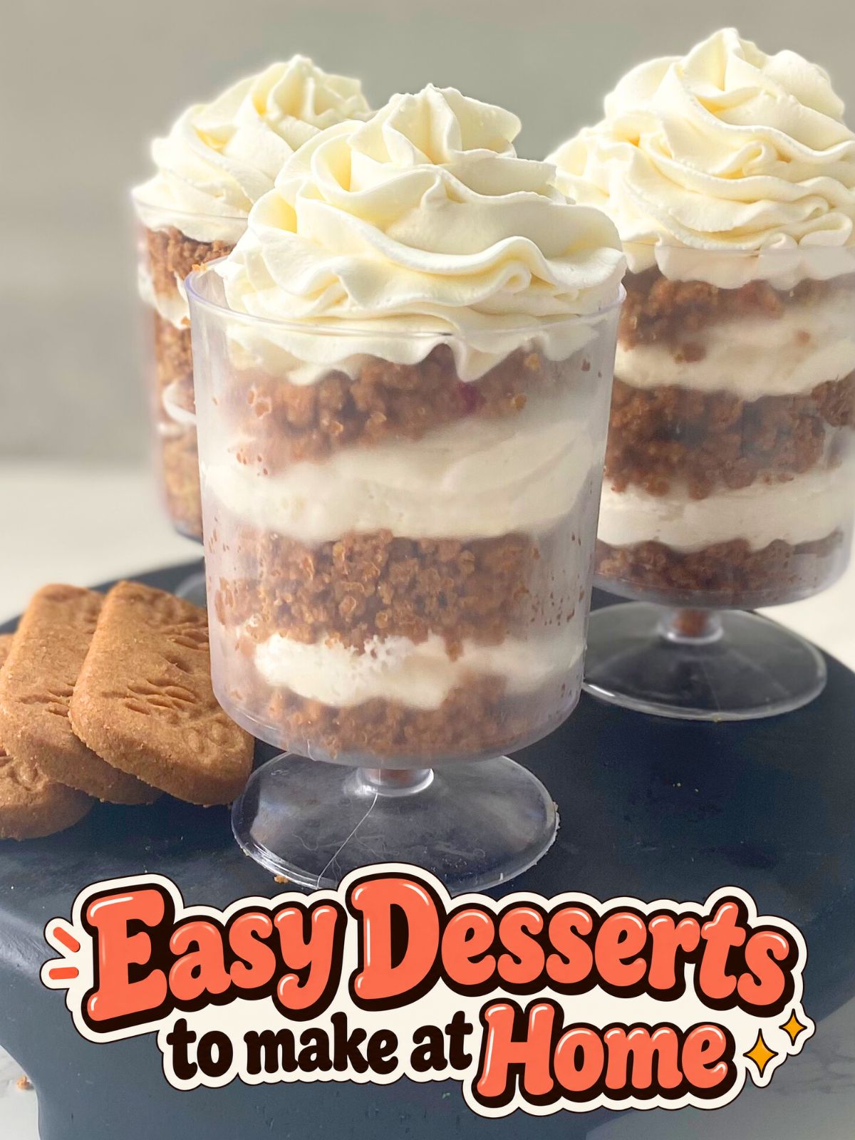 biscoff cheesecake parfaits