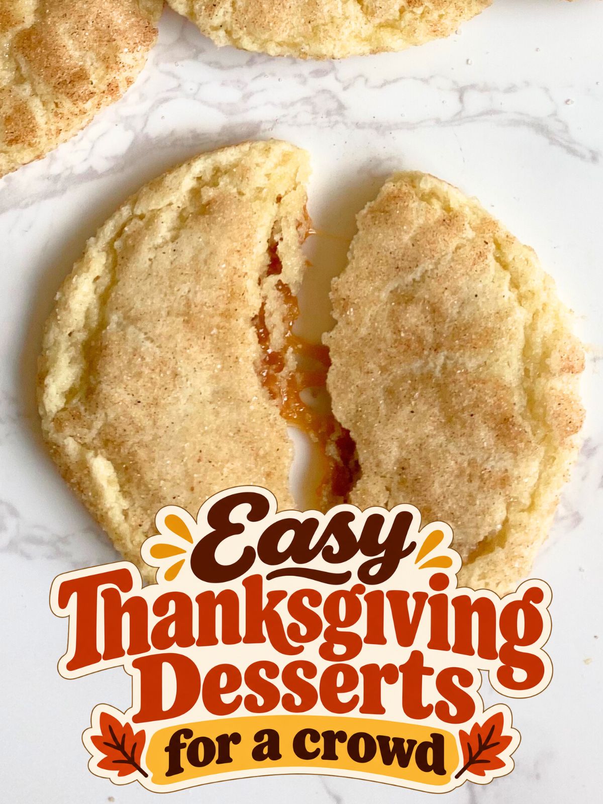 caramel stuffed snickerdoodles