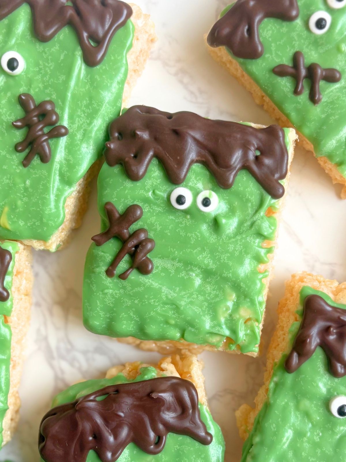 frakenstein rice krispie treats