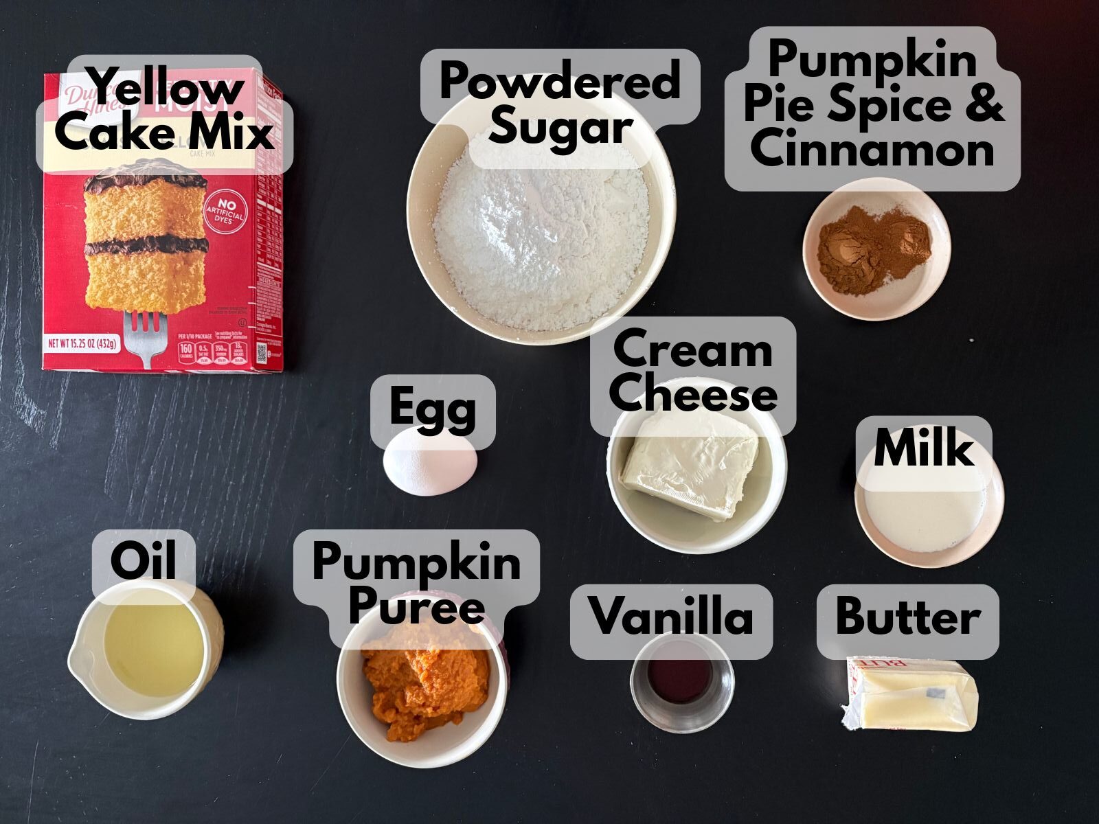 frosted pumpkin cake mix cookies ingredients