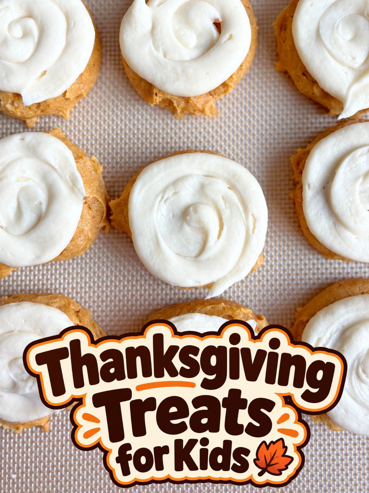 frosted pumpkin cake mix cookies