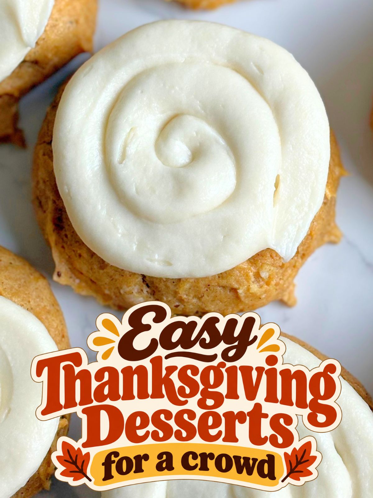 frosted pumpkin cake mix cookies