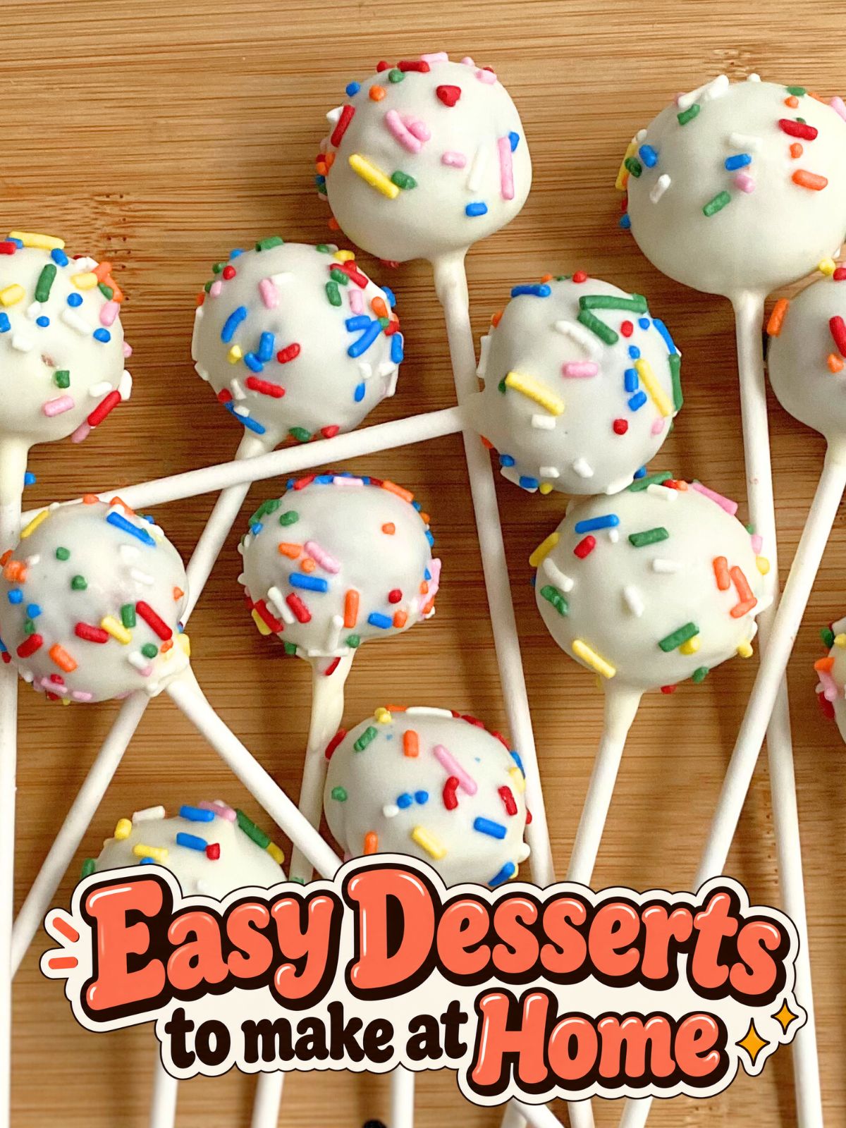 funfetti cake mix cake pops