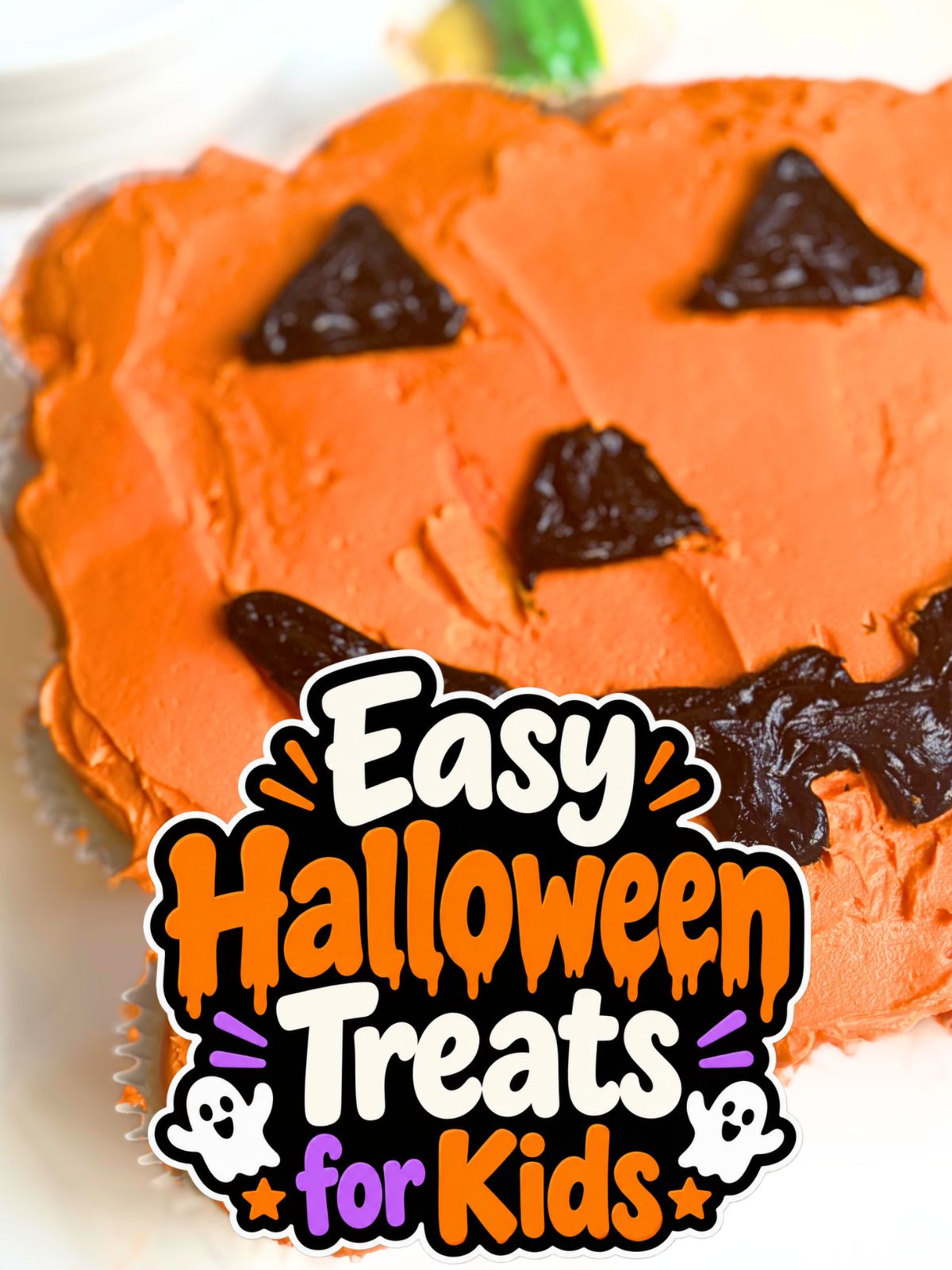 jack o lantern cupcake cake