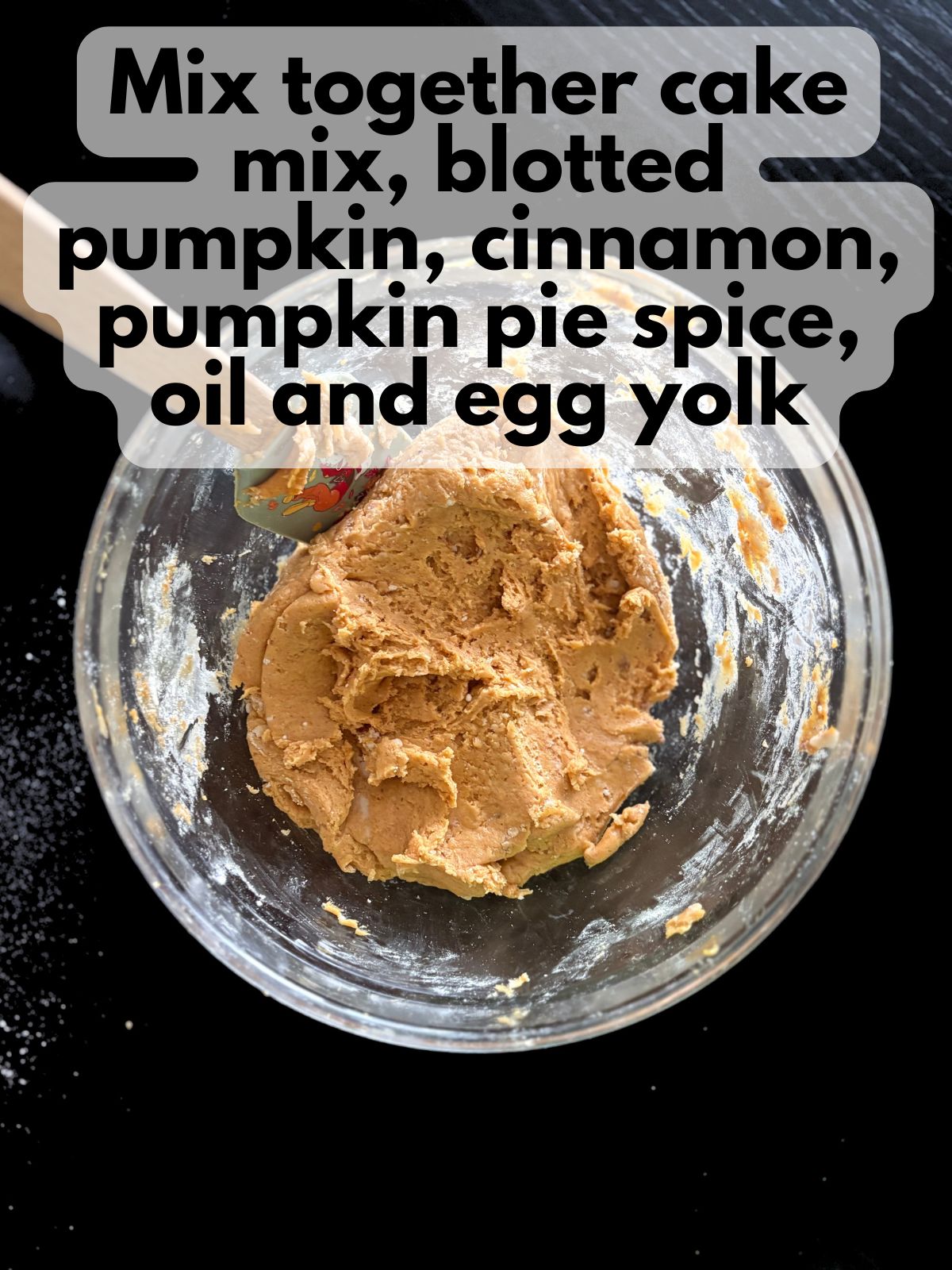 pumpkin cake mix cookie dough