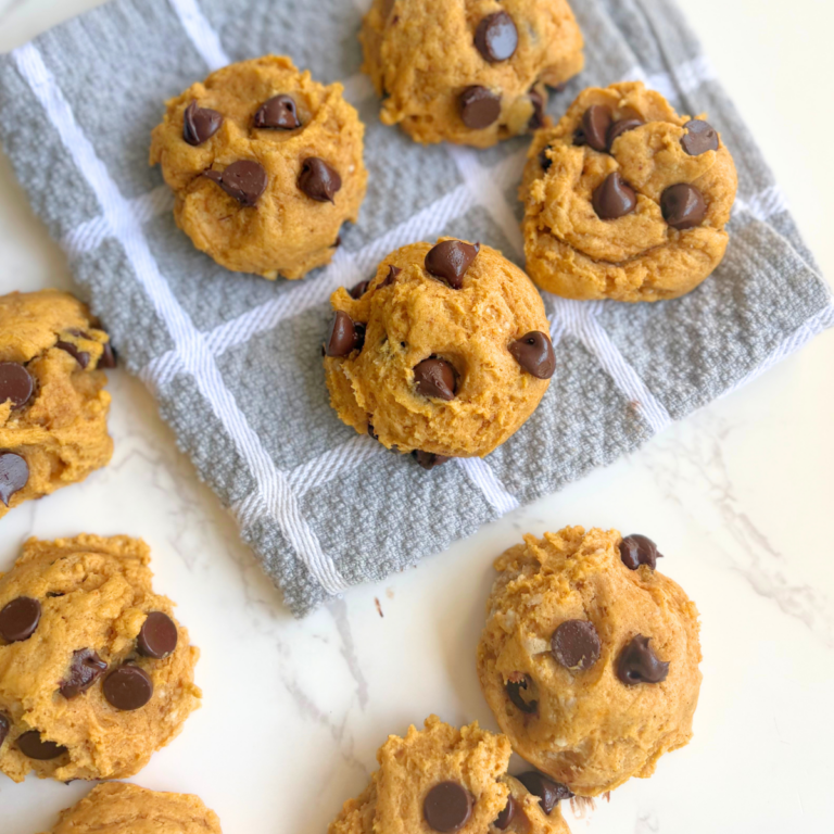 pumpkin chocolate chip cake mix cookies