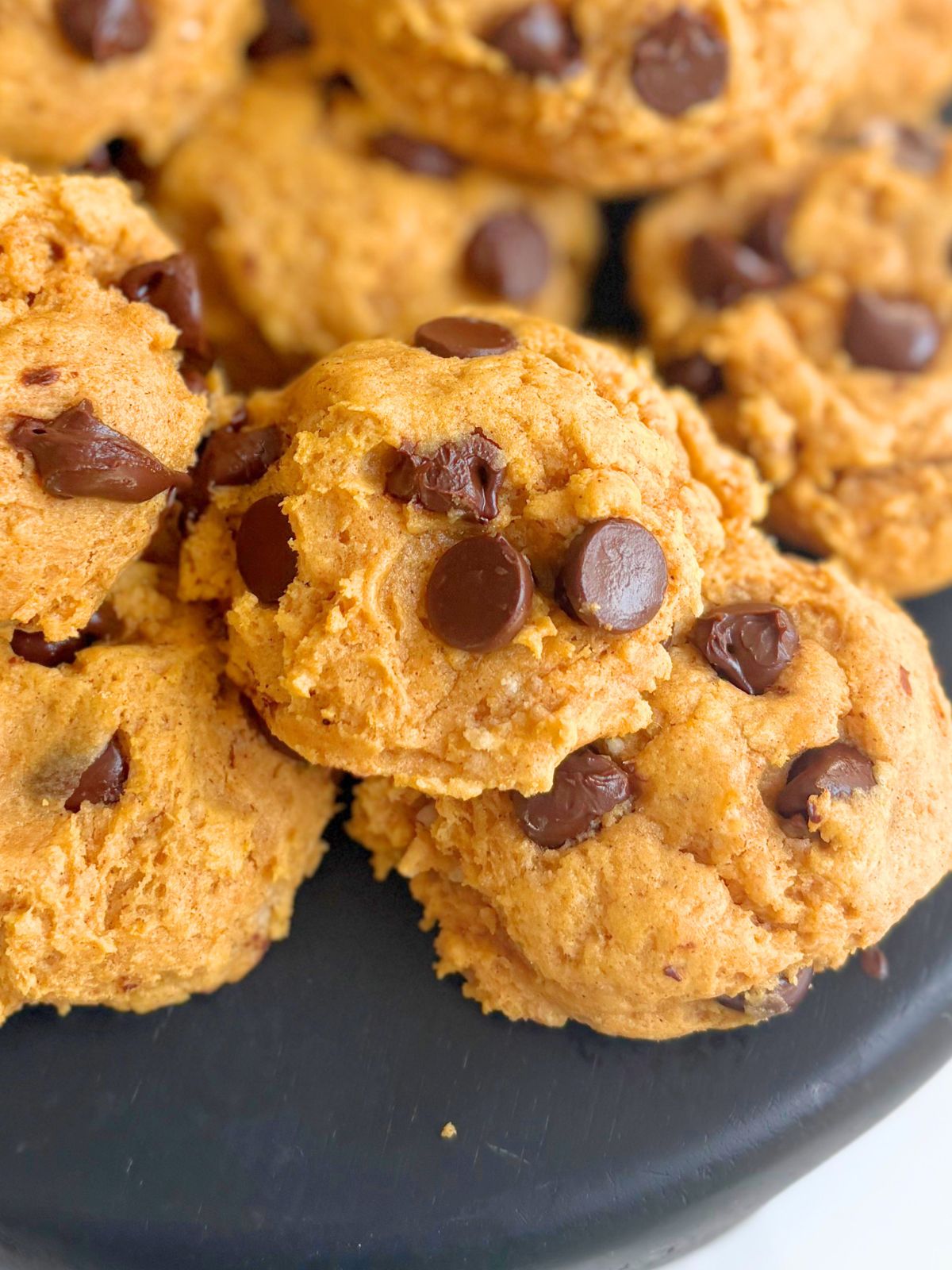 pumpkin chocolate chip cake mix cookies