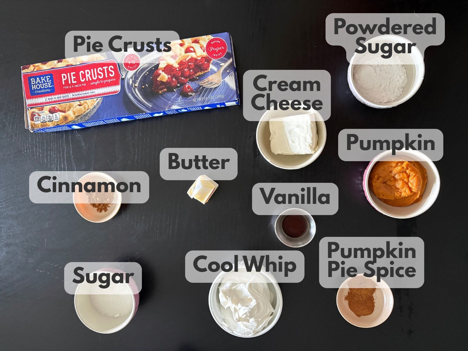 pumpkin pie dippers ingredients