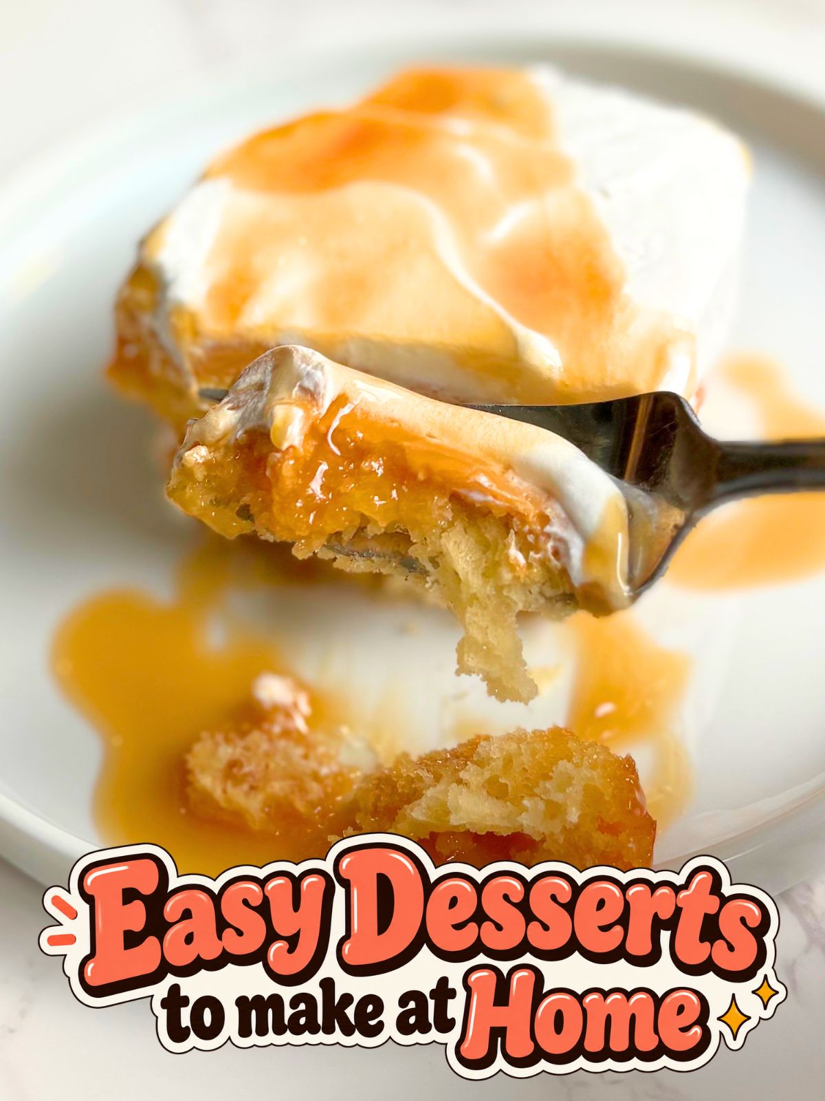 salted caramel poke cake