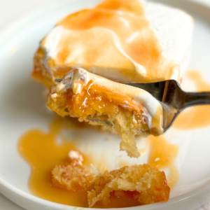 salted caramel poke cake