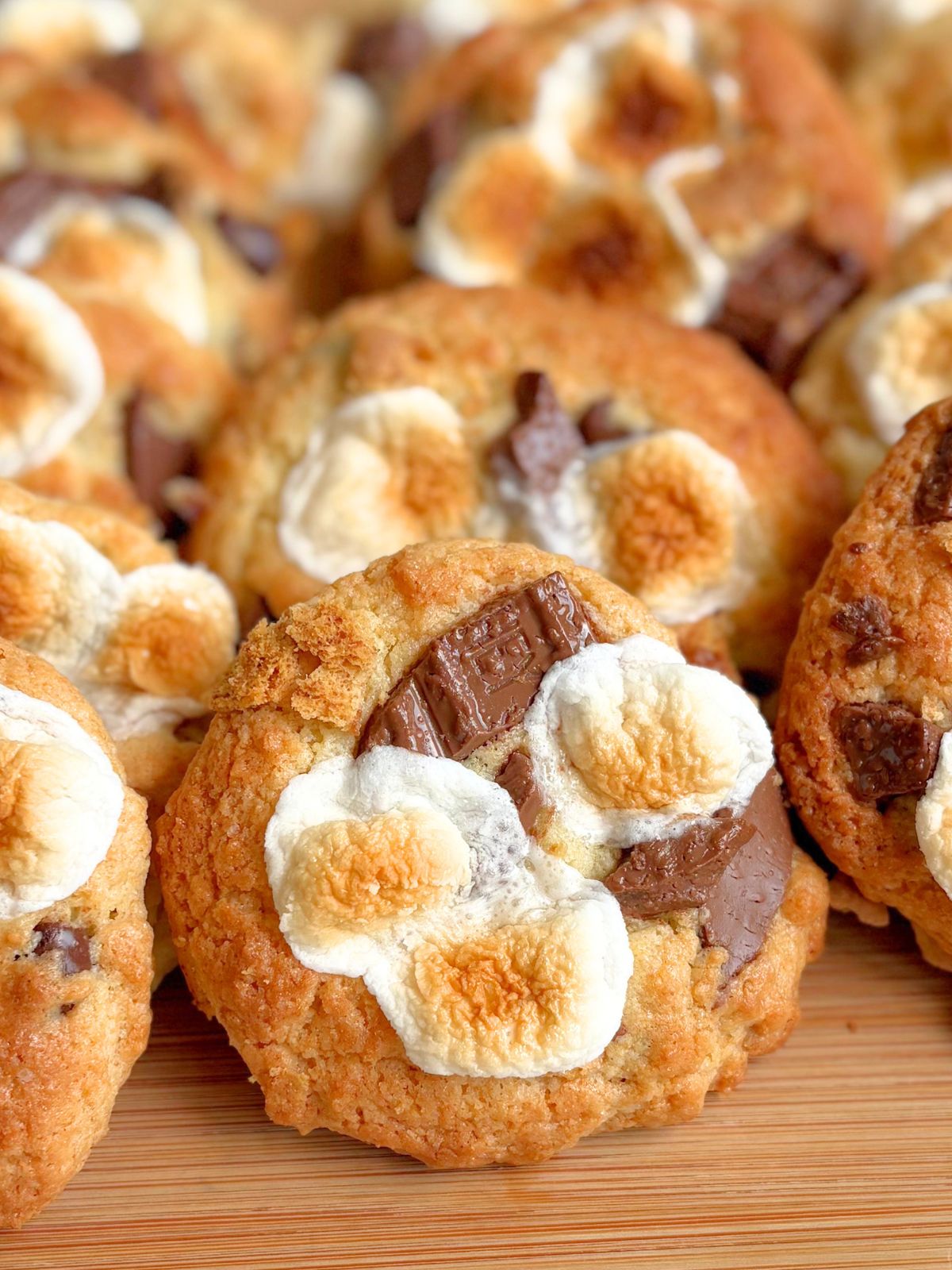 s'mores cake mix cookies