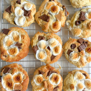 s'mores cake mix cookies