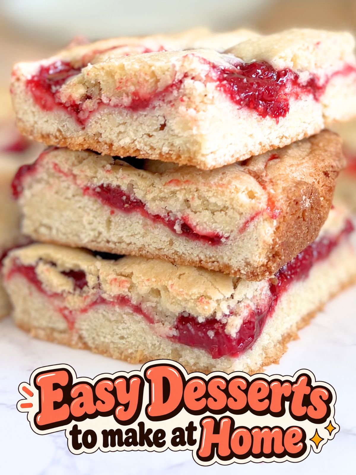 strawberry pie cookie bars