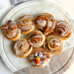 turkey pull apart cinnamon rolls