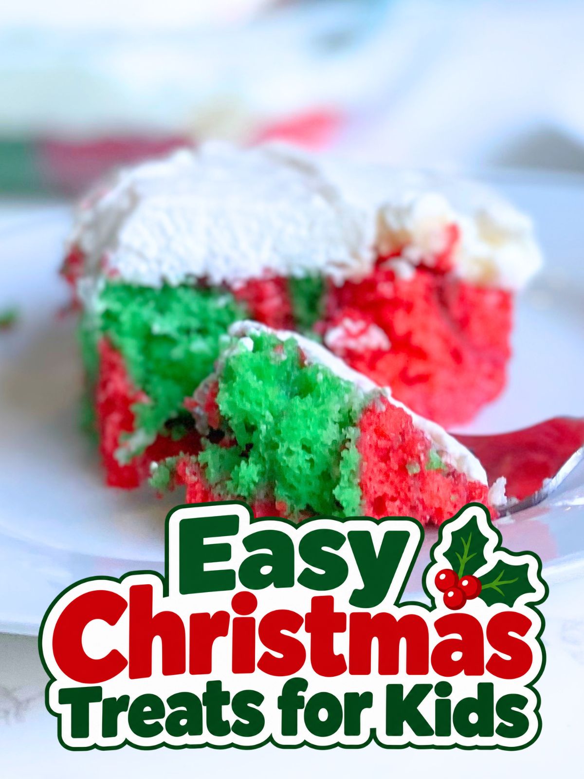 Christmas poke cake