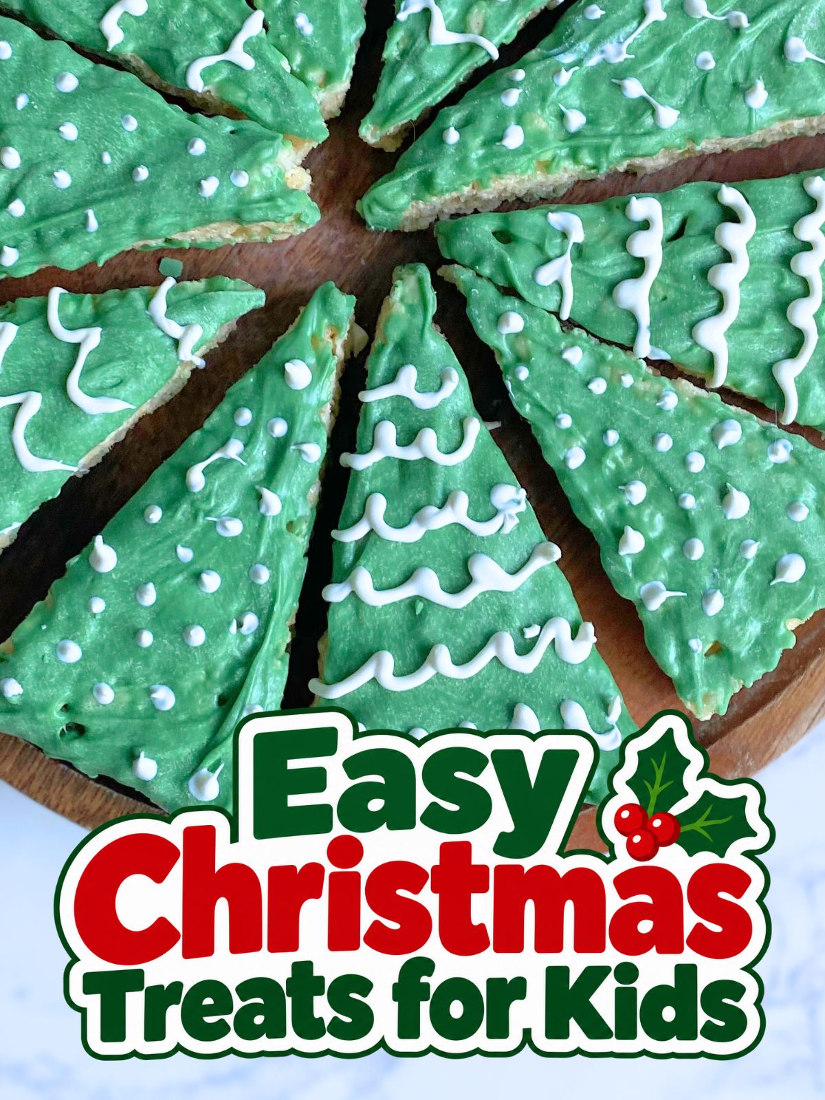 Christmas rice krispie treats