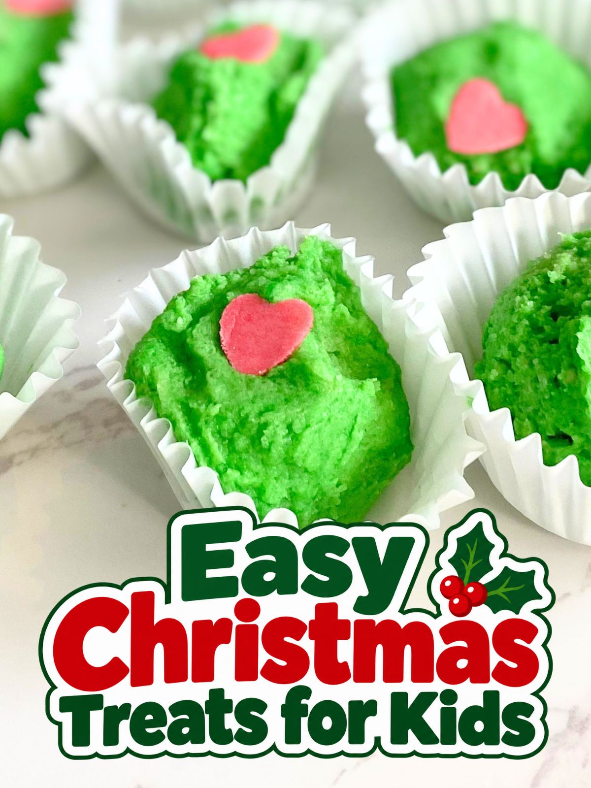grinch edible cookie dough balls