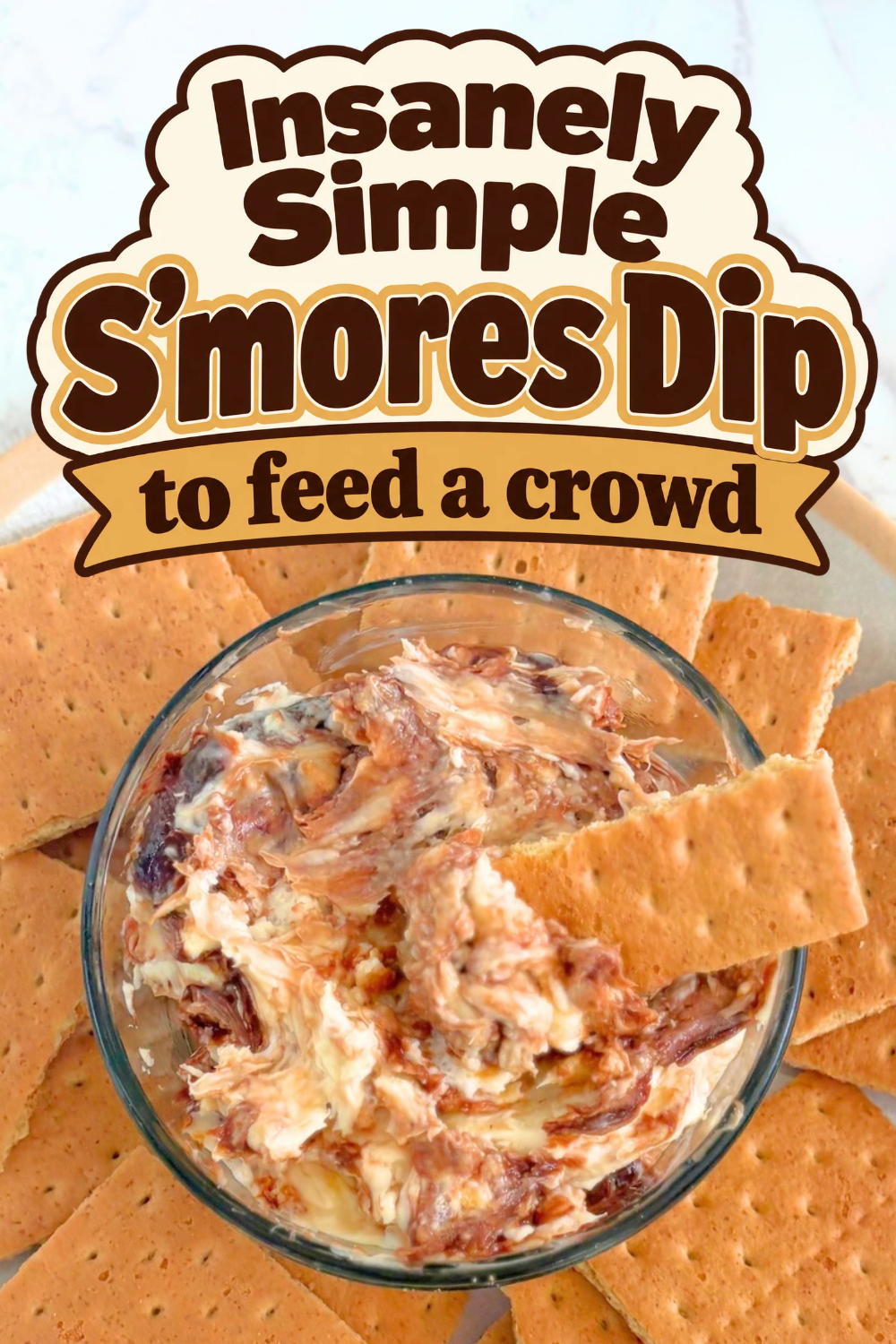 Make this easy S'mores Dip in minutes with cream cheese, toasted mini marshmallows, and hot fudge swirls; all the classic campfire flavor in a pretty, no-fuss dessert perfect for parties, movie nights, or last minute sweet cravings.